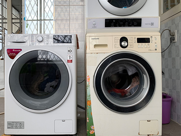 Mua máy giặt lồng ngang cũ bình dương